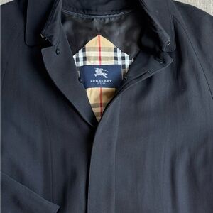 Burberry Black Coat with Lining Men's 40 R